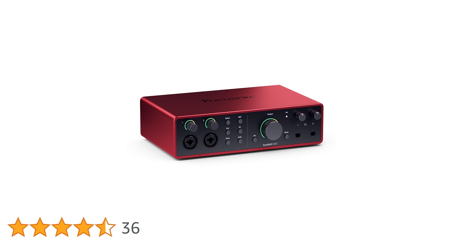 Focusrite Scarlett 16i16 4th Gen for Musicians, Songwriters